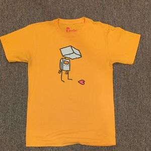 Threadless Orange Robot Graphic Tee